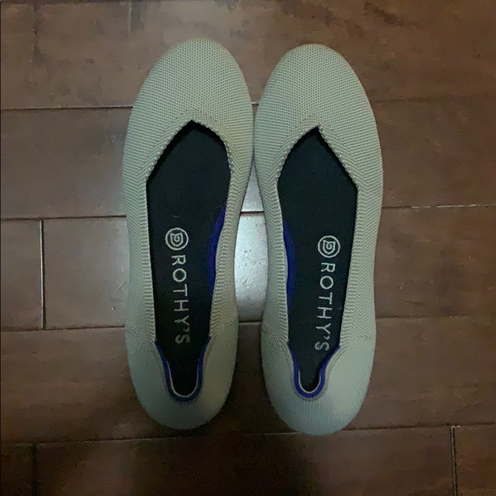 Rothy’s The Flat Flax Birdseye Shoes